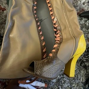 DVF lace up boot